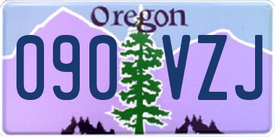 OR license plate 090VZJ