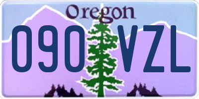 OR license plate 090VZL