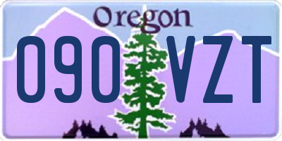 OR license plate 090VZT