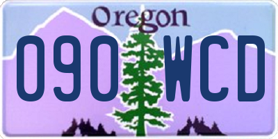 OR license plate 090WCD