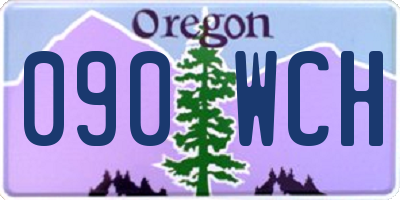 OR license plate 090WCH