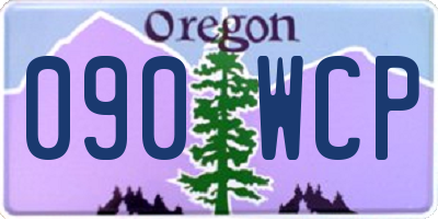 OR license plate 090WCP
