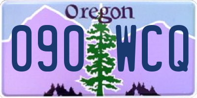 OR license plate 090WCQ