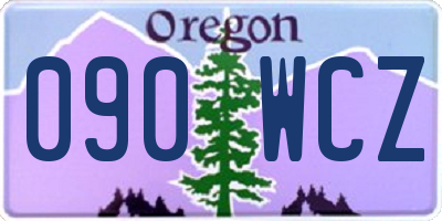 OR license plate 090WCZ
