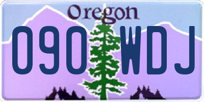 OR license plate 090WDJ