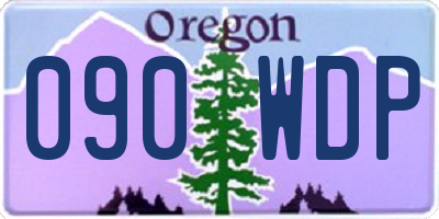 OR license plate 090WDP