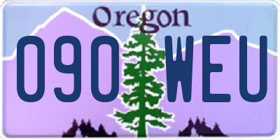 OR license plate 090WEU