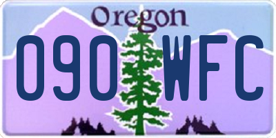 OR license plate 090WFC
