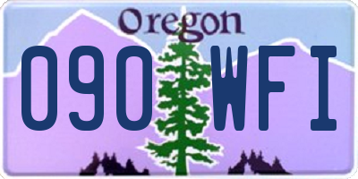 OR license plate 090WFI