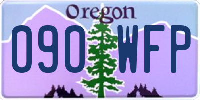 OR license plate 090WFP
