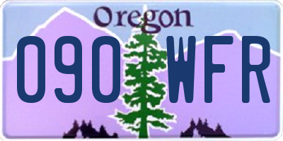 OR license plate 090WFR