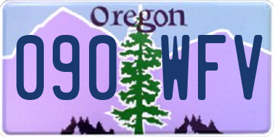 OR license plate 090WFV