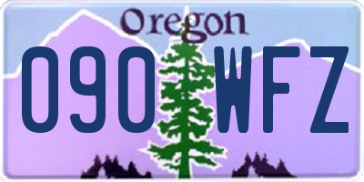 OR license plate 090WFZ