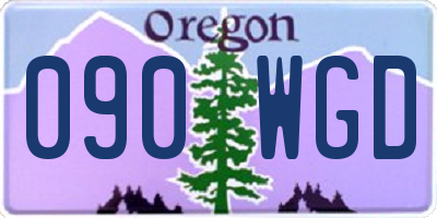 OR license plate 090WGD