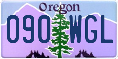 OR license plate 090WGL