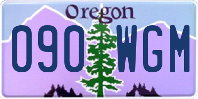 OR license plate 090WGM