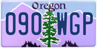 OR license plate 090WGP