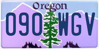 OR license plate 090WGV