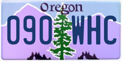 OR license plate 090WHC