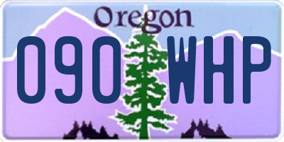 OR license plate 090WHP
