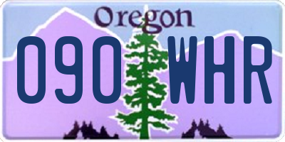 OR license plate 090WHR
