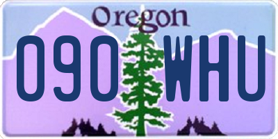 OR license plate 090WHU
