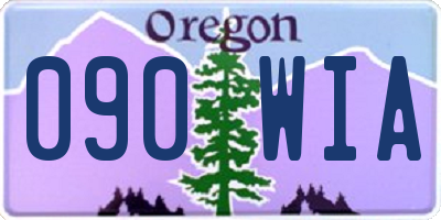 OR license plate 090WIA