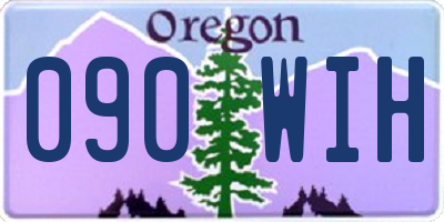 OR license plate 090WIH