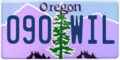 OR license plate 090WIL