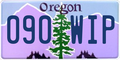 OR license plate 090WIP