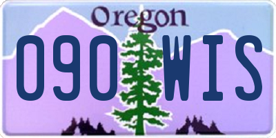 OR license plate 090WIS
