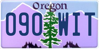 OR license plate 090WIT