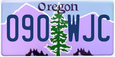 OR license plate 090WJC