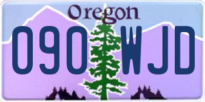 OR license plate 090WJD