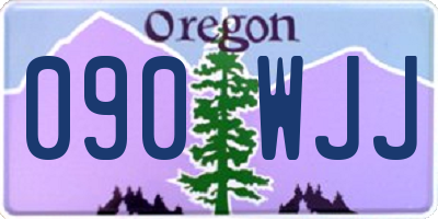 OR license plate 090WJJ