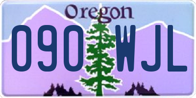 OR license plate 090WJL