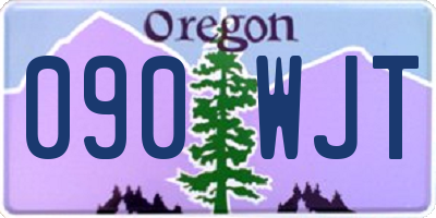 OR license plate 090WJT