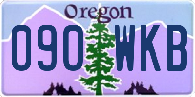 OR license plate 090WKB