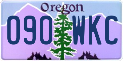 OR license plate 090WKC