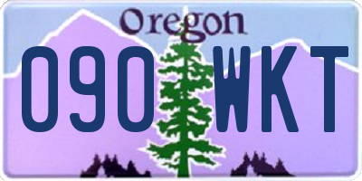 OR license plate 090WKT