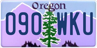 OR license plate 090WKU
