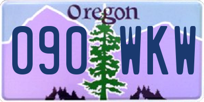 OR license plate 090WKW