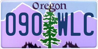 OR license plate 090WLC