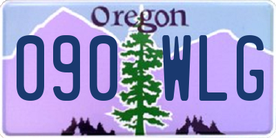 OR license plate 090WLG