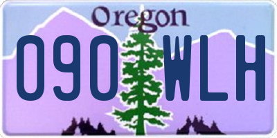 OR license plate 090WLH
