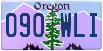 OR license plate 090WLI