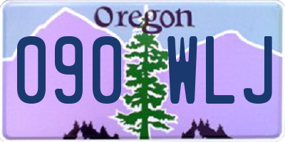 OR license plate 090WLJ