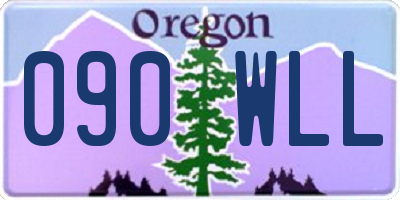 OR license plate 090WLL