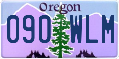 OR license plate 090WLM