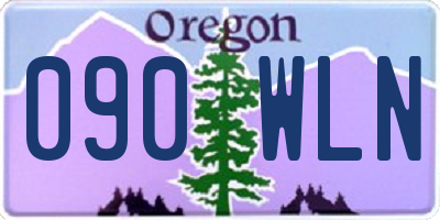 OR license plate 090WLN